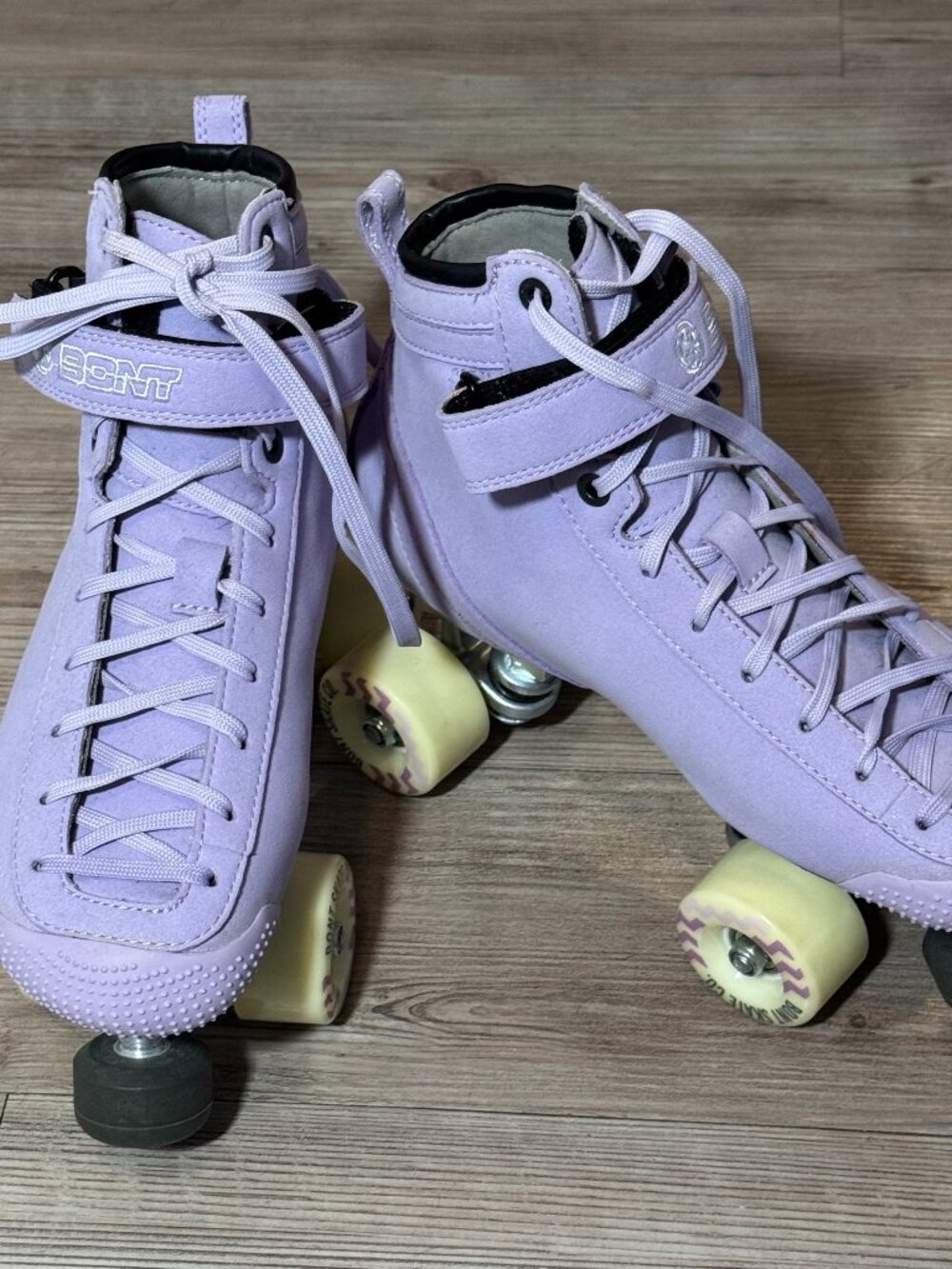 Bont Parkstar Size 7 Vegan Lavender Skates - Fits US W 8.5/9 Near Mint